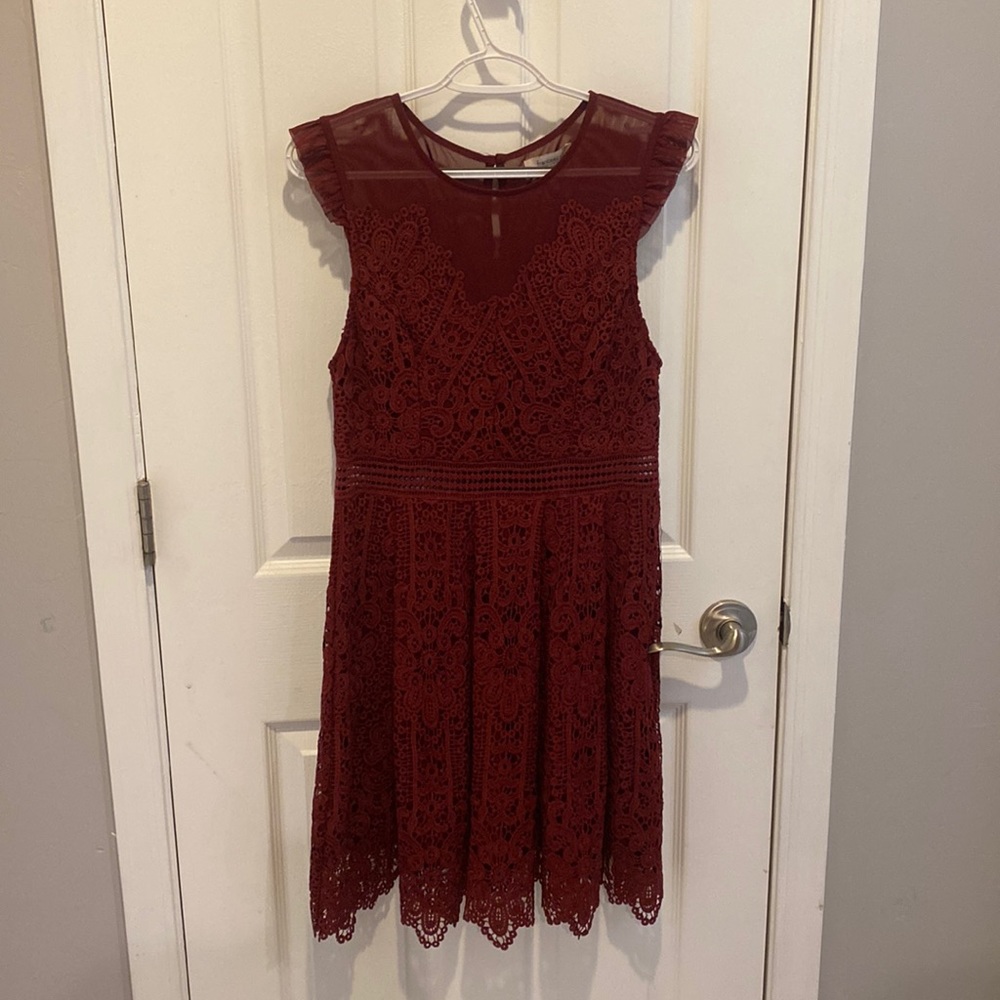 Francesca’s Size L dress with cap sleeves